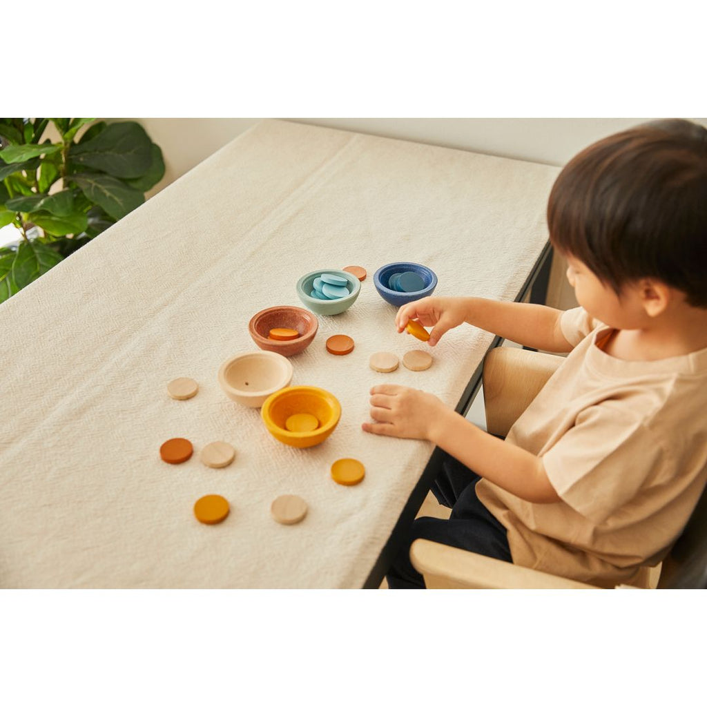 PlanToys Sort & Count Cups - Orchard | Playroom Avenue