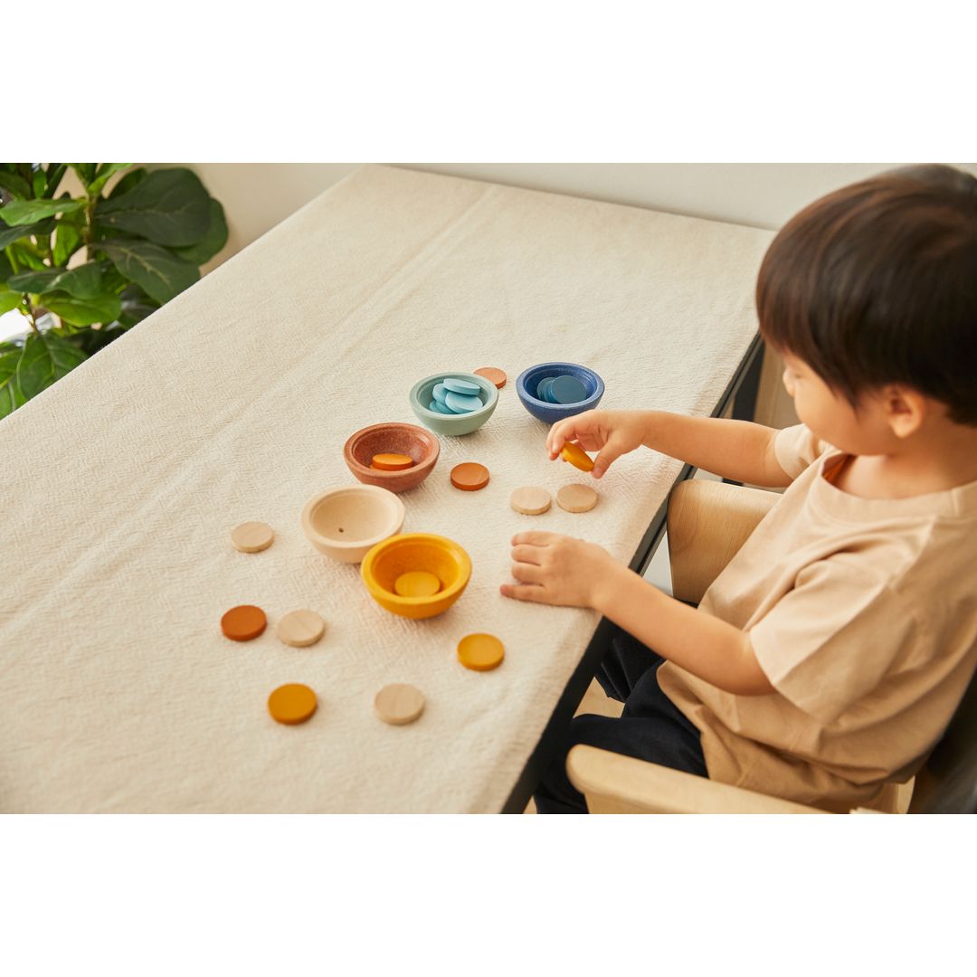 PlanToys Sort & Count Cups - Orchard | Playroom Avenue