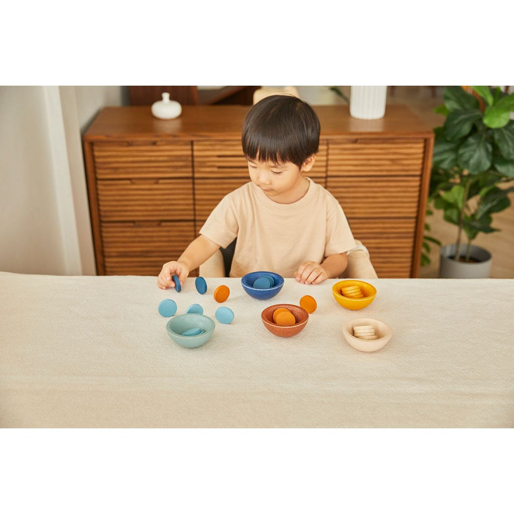 PlanToys Sort & Count Cups - Orchard | Playroom Avenue