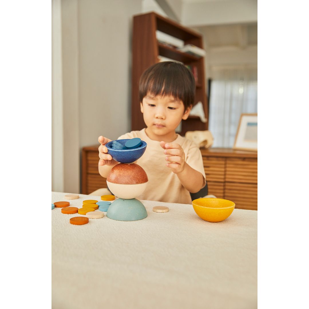 PlanToys Sort & Count Cups - Orchard | Playroom Avenue