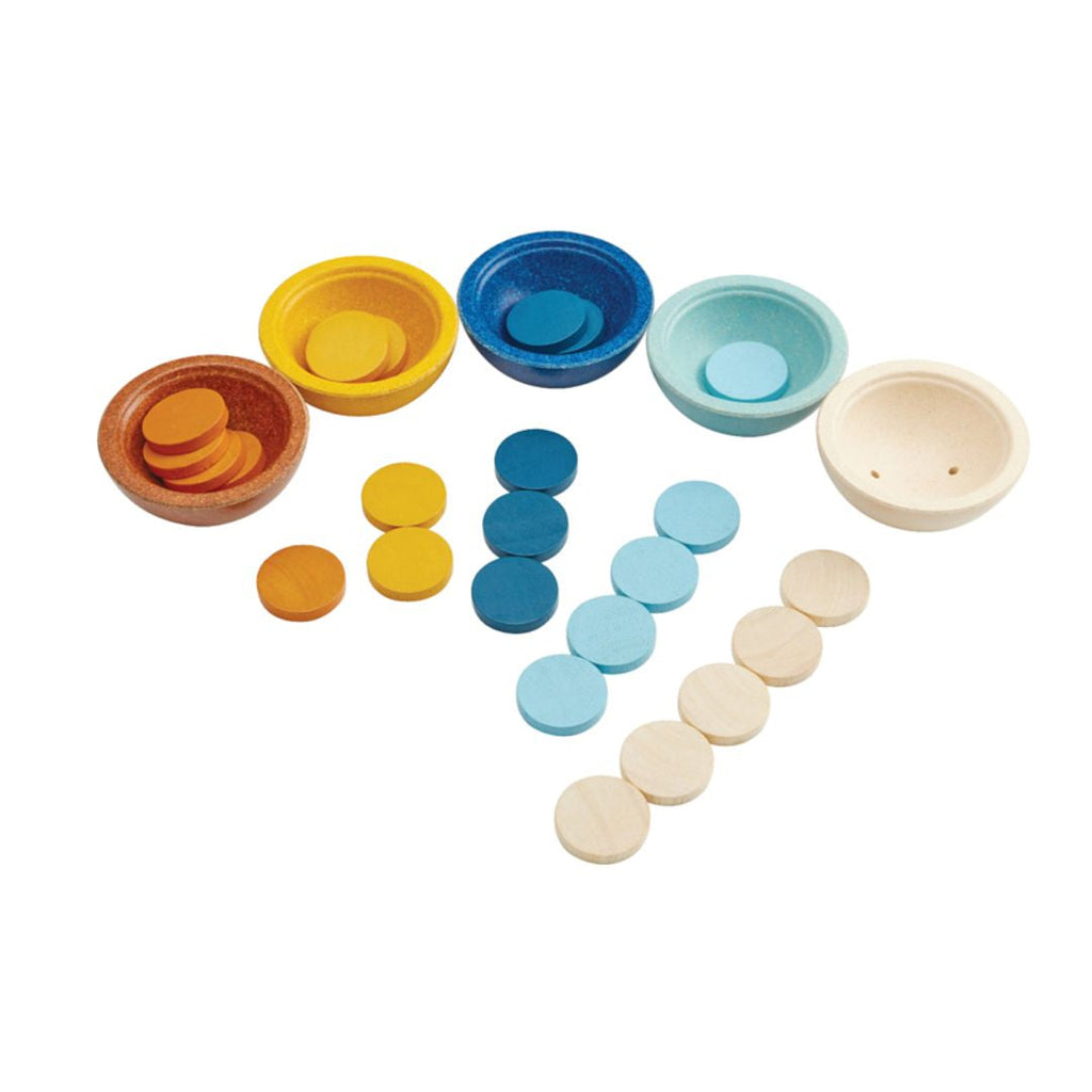 PlanToys Sort & Count Cups - Orchard | Playroom Avenue