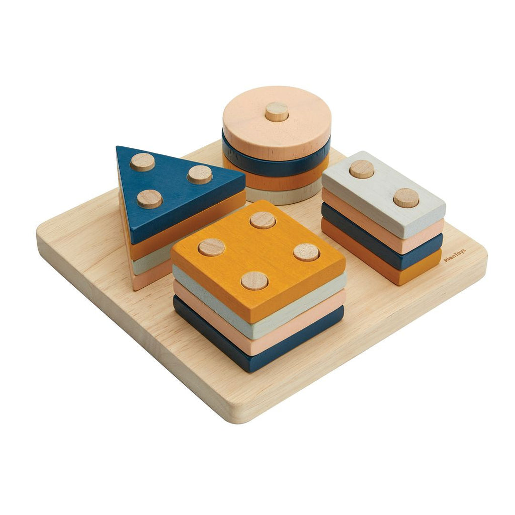 PlanToys Geometric Sorting Board - Orchard | Playroom Avenue