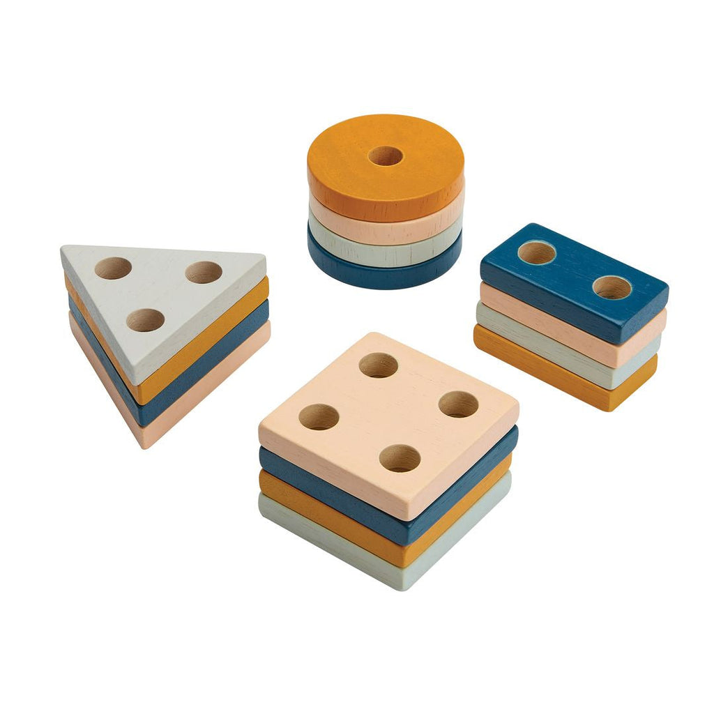PlanToys Geometric Sorting Board - Orchard | Playroom Avenue