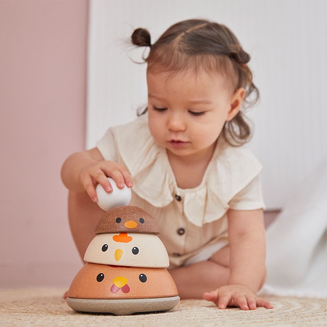PlanToys Chicken Nesting - Modern Rustic | Playroom Avenue