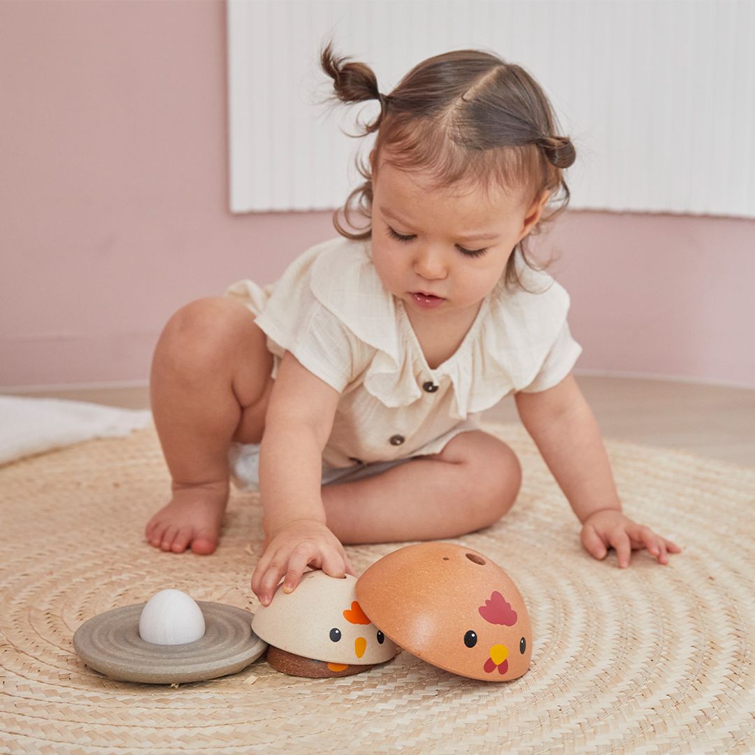 PlanToys Chicken Nesting - Modern Rustic | Playroom Avenue