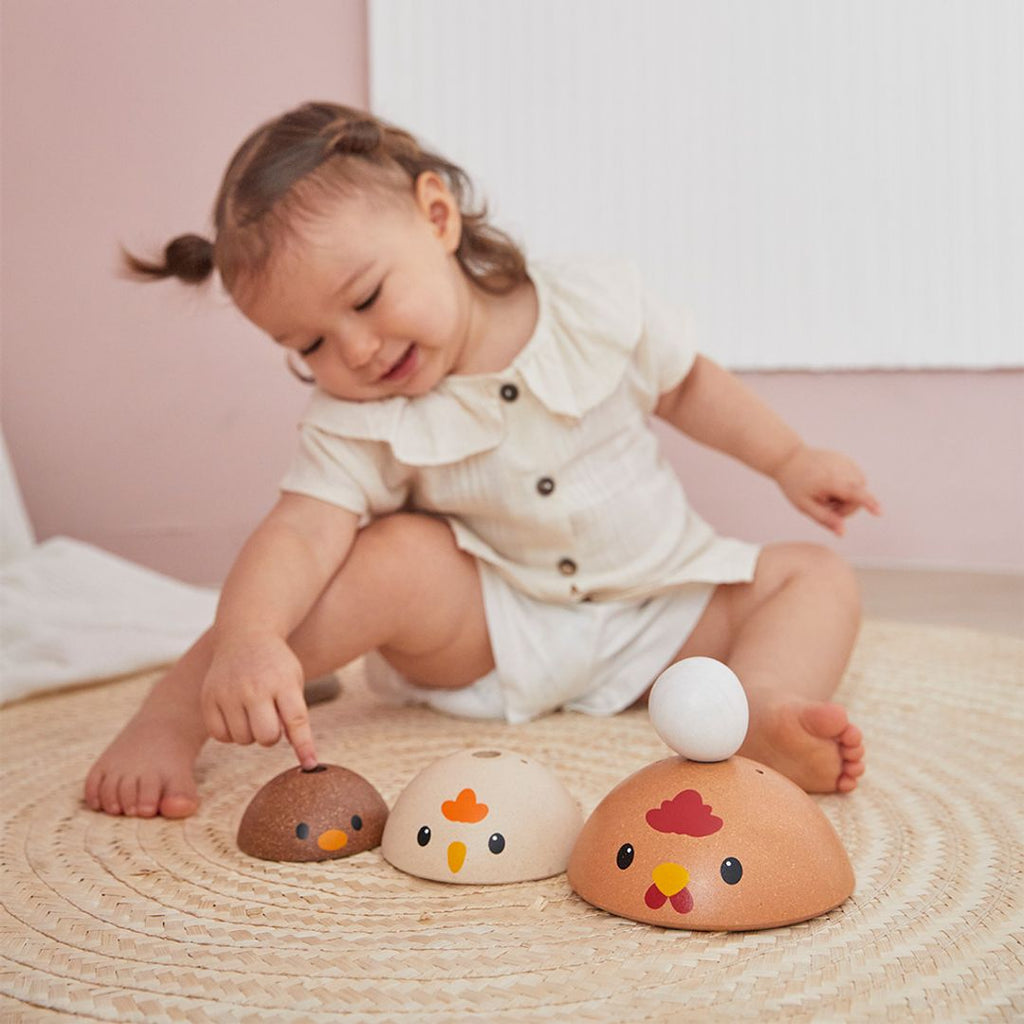PlanToys Chicken Nesting - Modern Rustic | Playroom Avenue