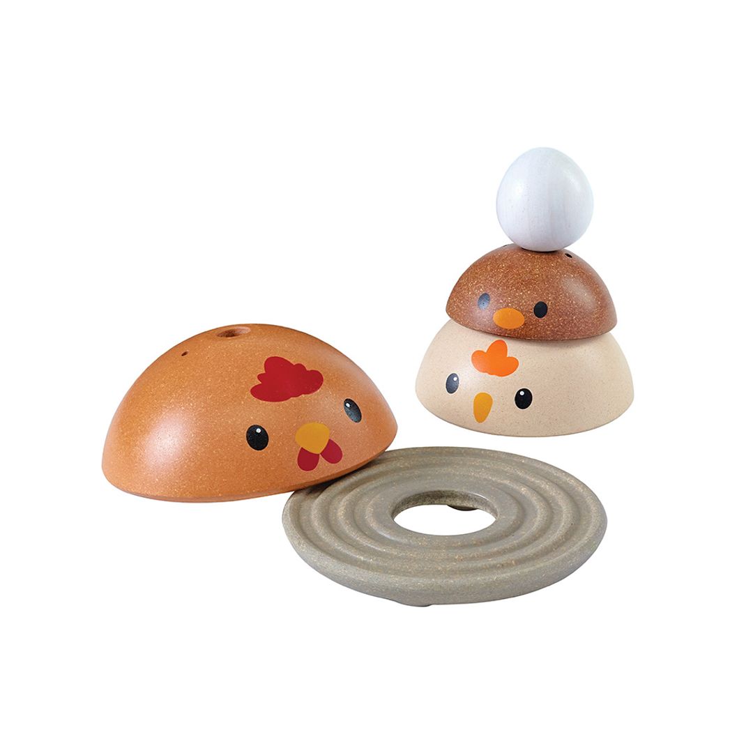 PlanToys Chicken Nesting - Modern Rustic | Playroom Avenue
