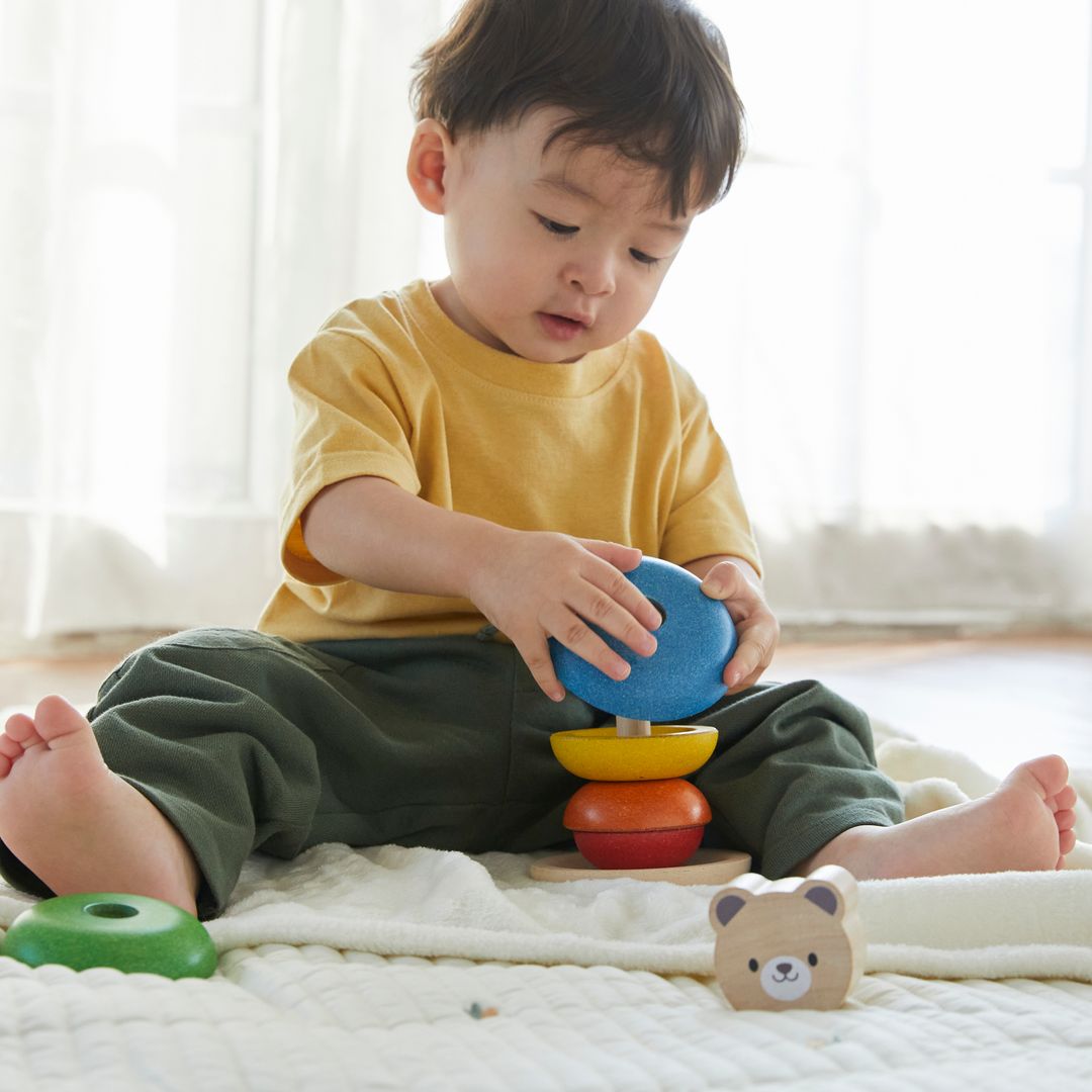 PlanToys Stacking Ring - Bear | Playroom Avenue