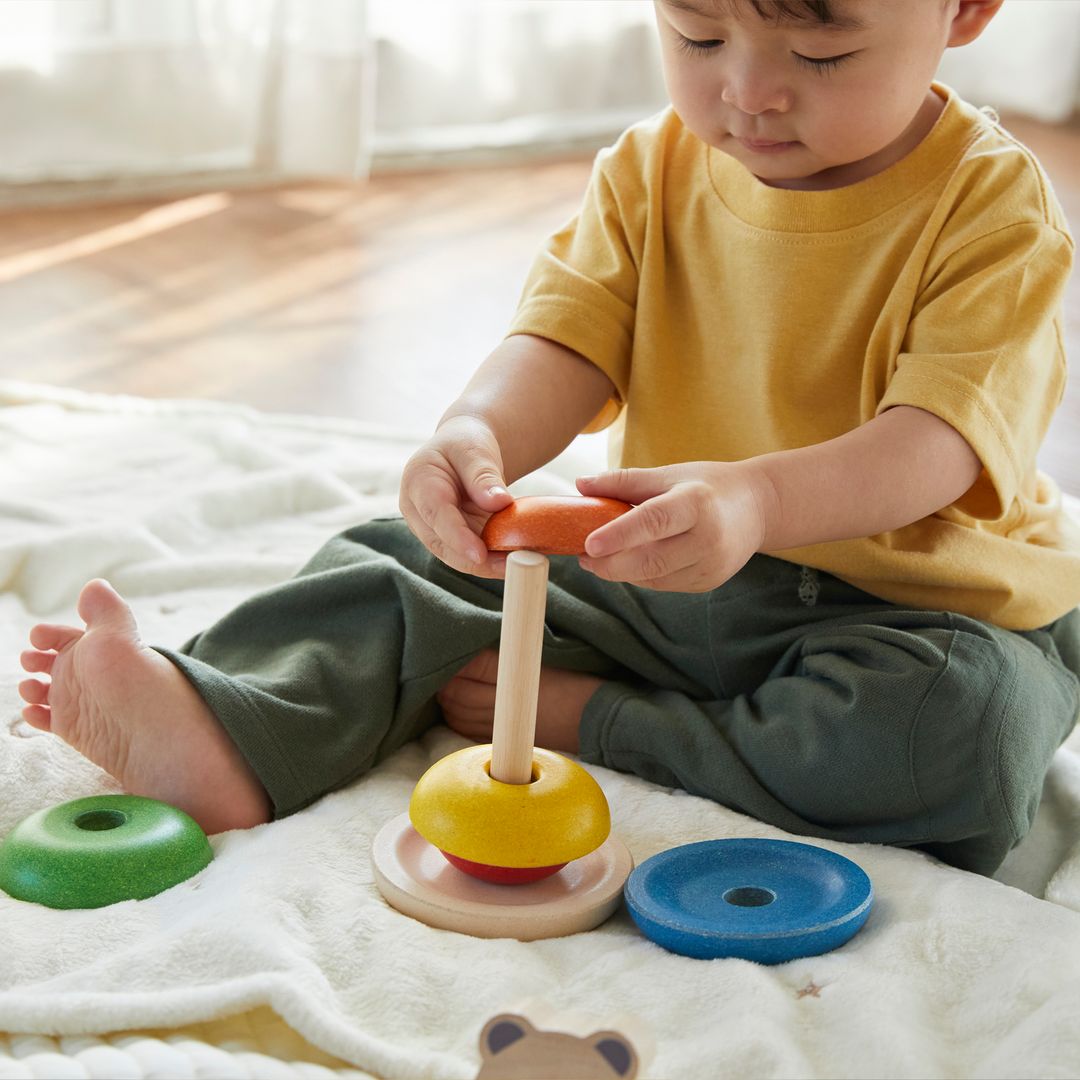 PlanToys Stacking Ring - Bear | Playroom Avenue