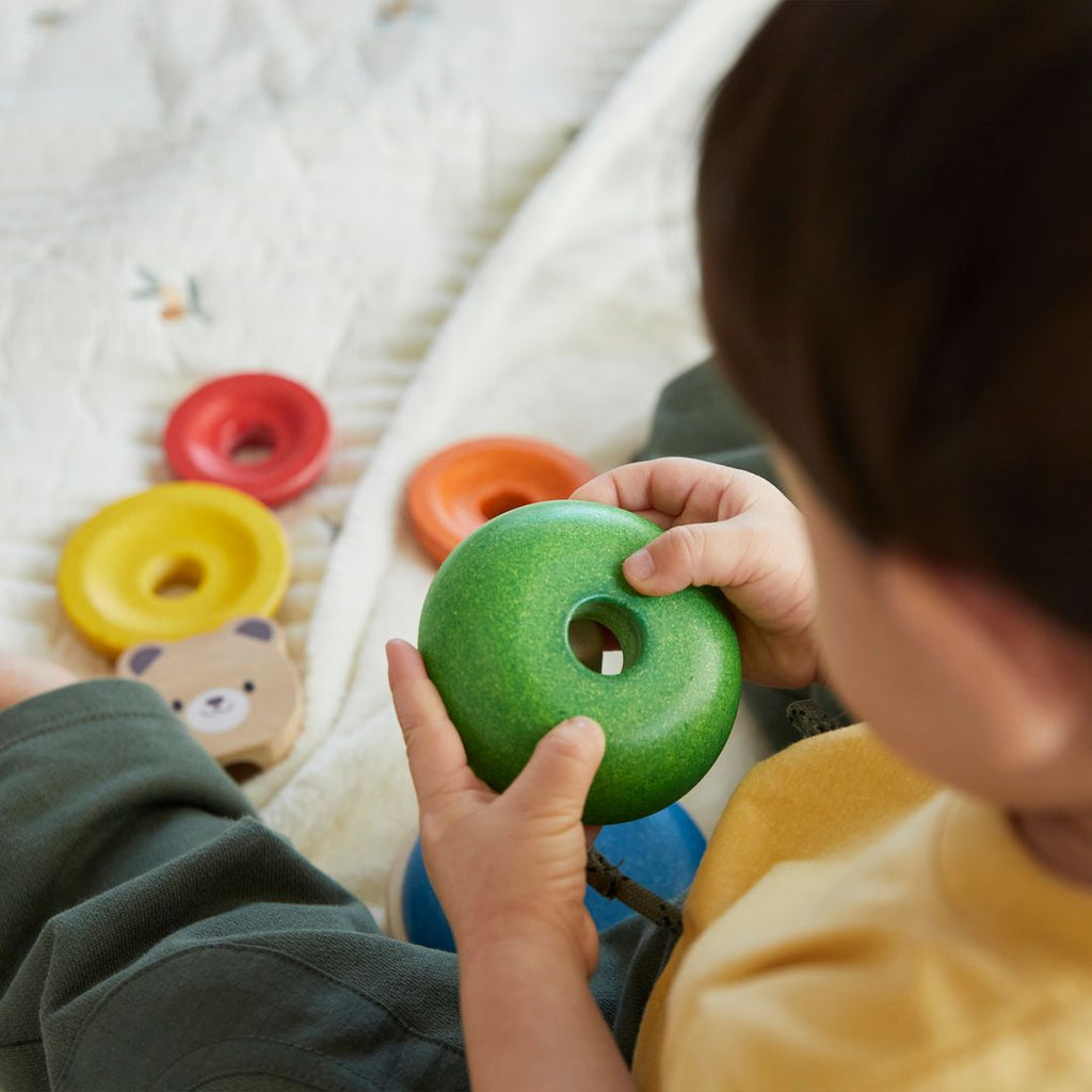PlanToys Stacking Ring - Bear | Playroom Avenue