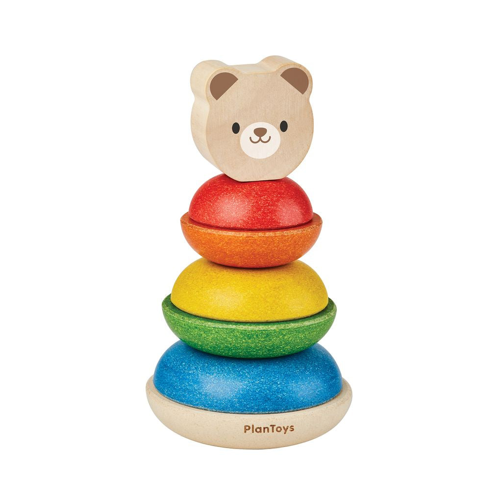 PlanToys Stacking Ring - Bear | Playroom Avenue