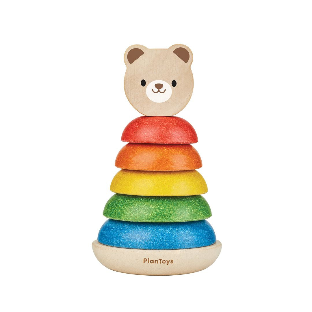 PlanToys Stacking Ring - Bear | Playroom Avenue
