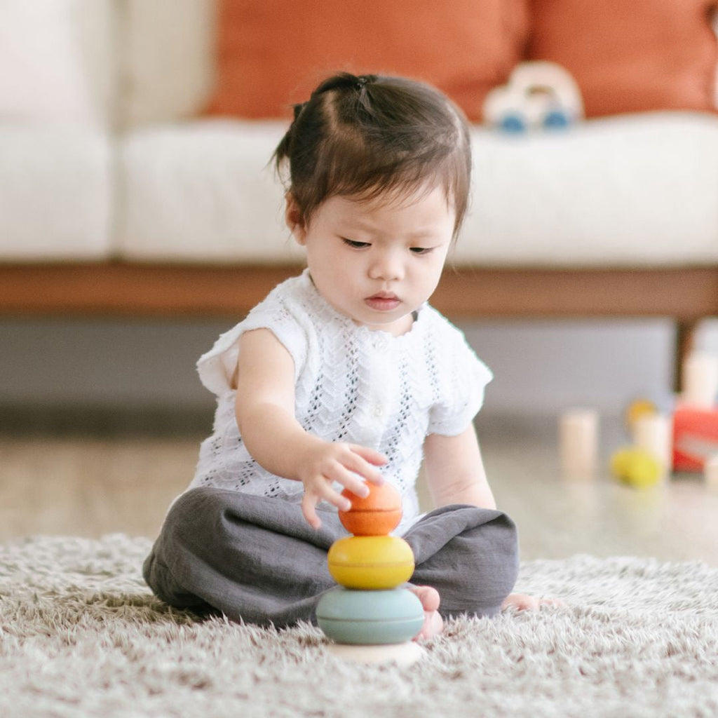 PlanToys Stacking Ring - Cups | Playroom Avenue