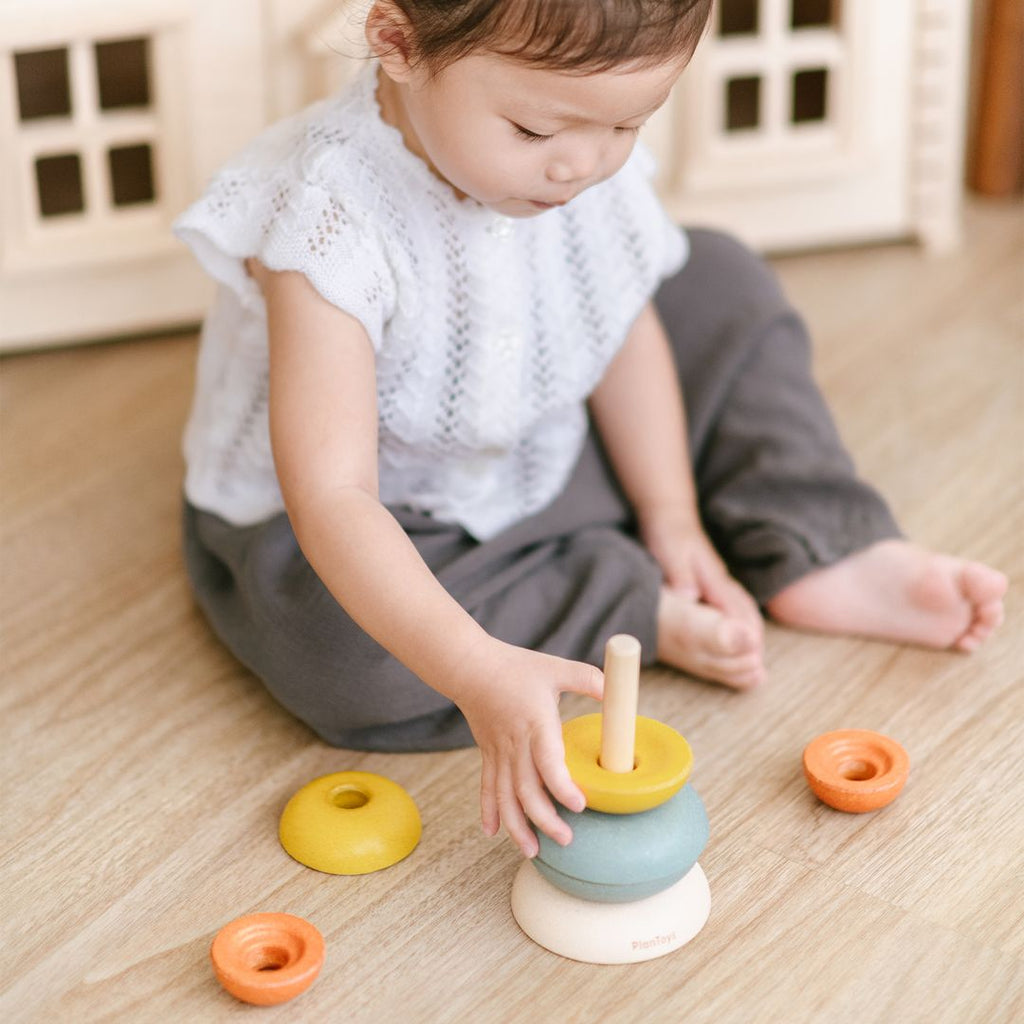 PlanToys Stacking Ring - Cups | Playroom Avenue