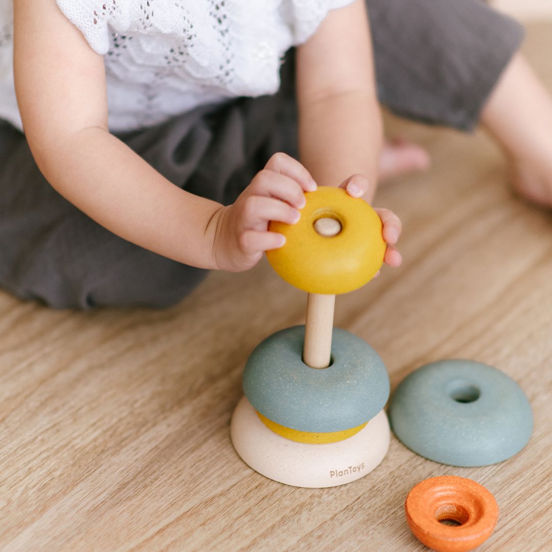 PlanToys Stacking Ring - Cups | Playroom Avenue