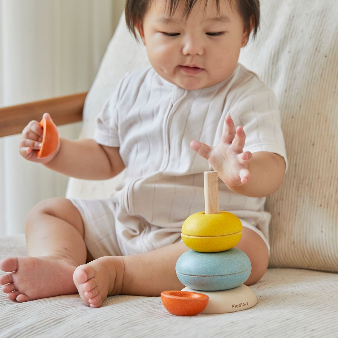 PlanToys Stacking Ring - Cups | Playroom Avenue