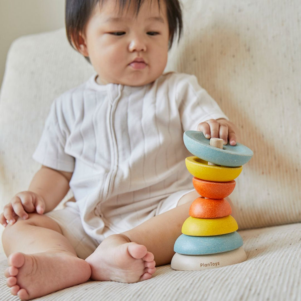 PlanToys Stacking Ring - Cups | Playroom Avenue