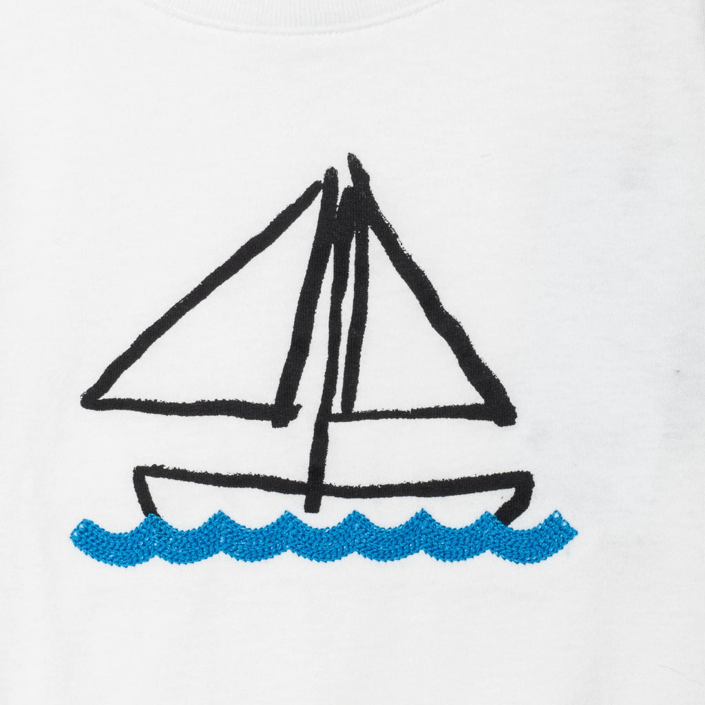 Mon Coeur Recycled Cotton Sail Away Baby T-Shirt | Playroom Avenue