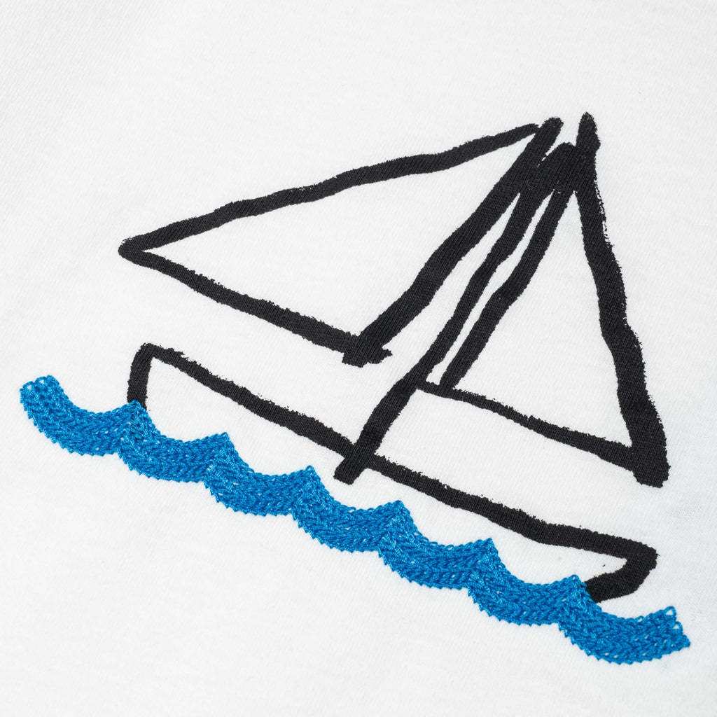 Mon Coeur Recycled Cotton Sail Away Kid T-Shirt | Playroom Avenue