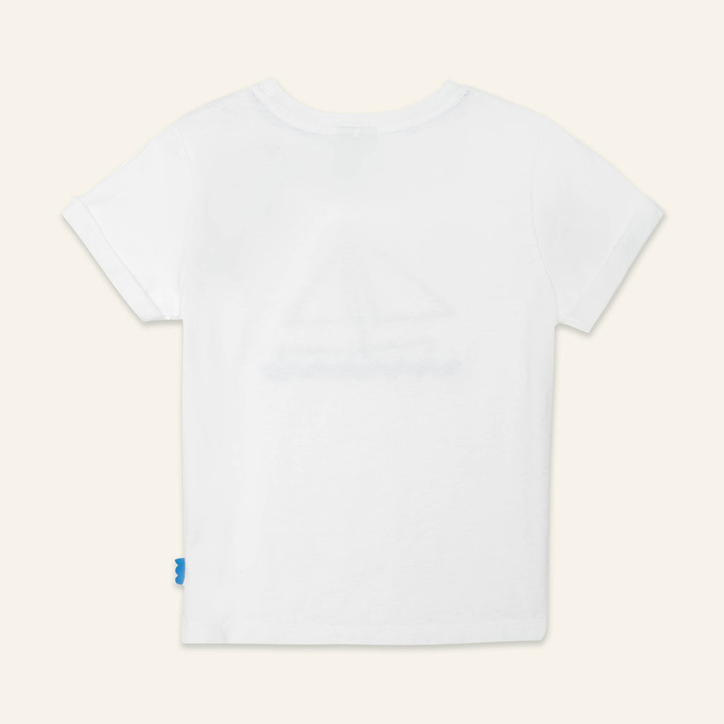 Mon Coeur Recycled Cotton Sail Away Kid T-Shirt | Playroom Avenue