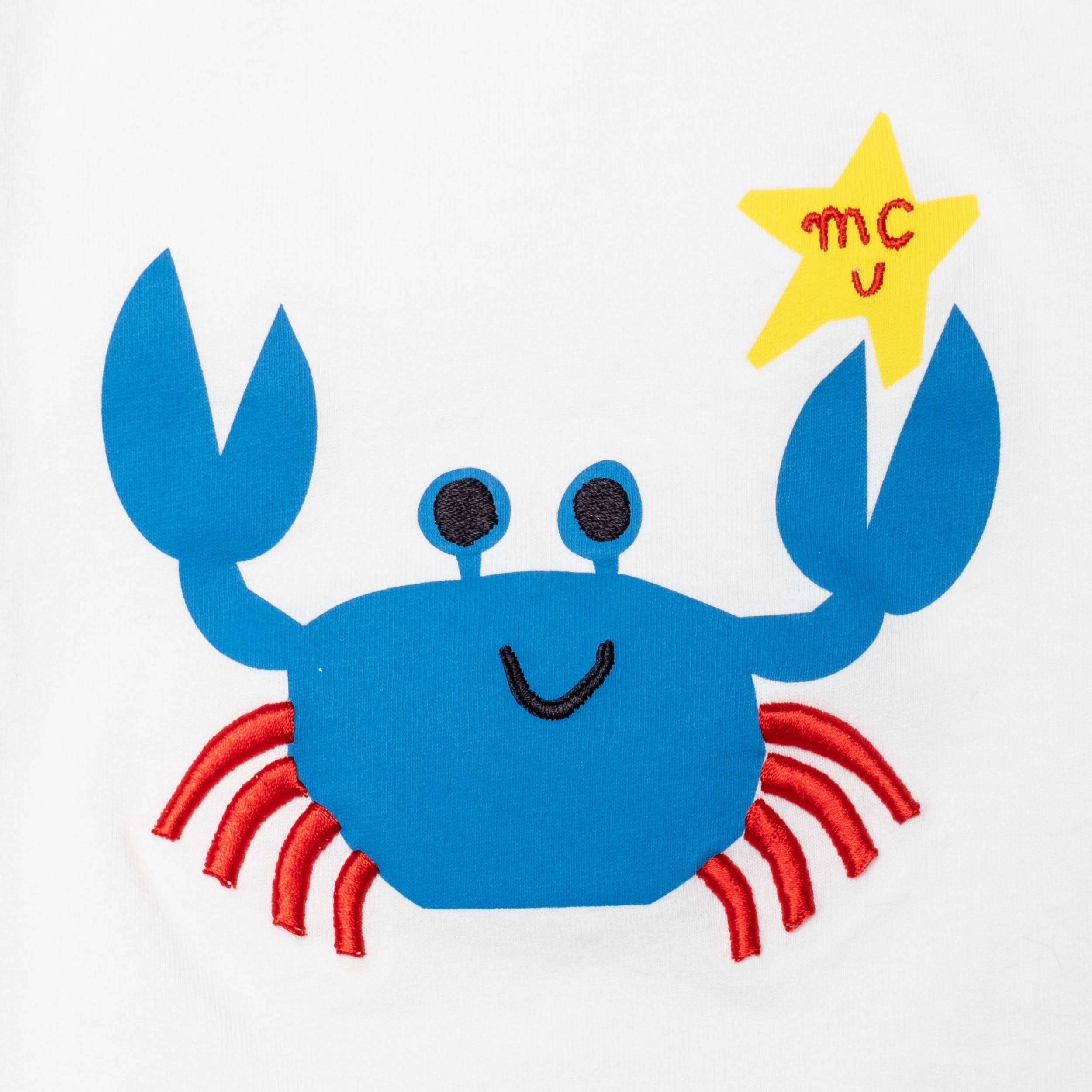 Mon Coeur Recycled Cotton Crab Baby T-Shirt | Playroom Avenue