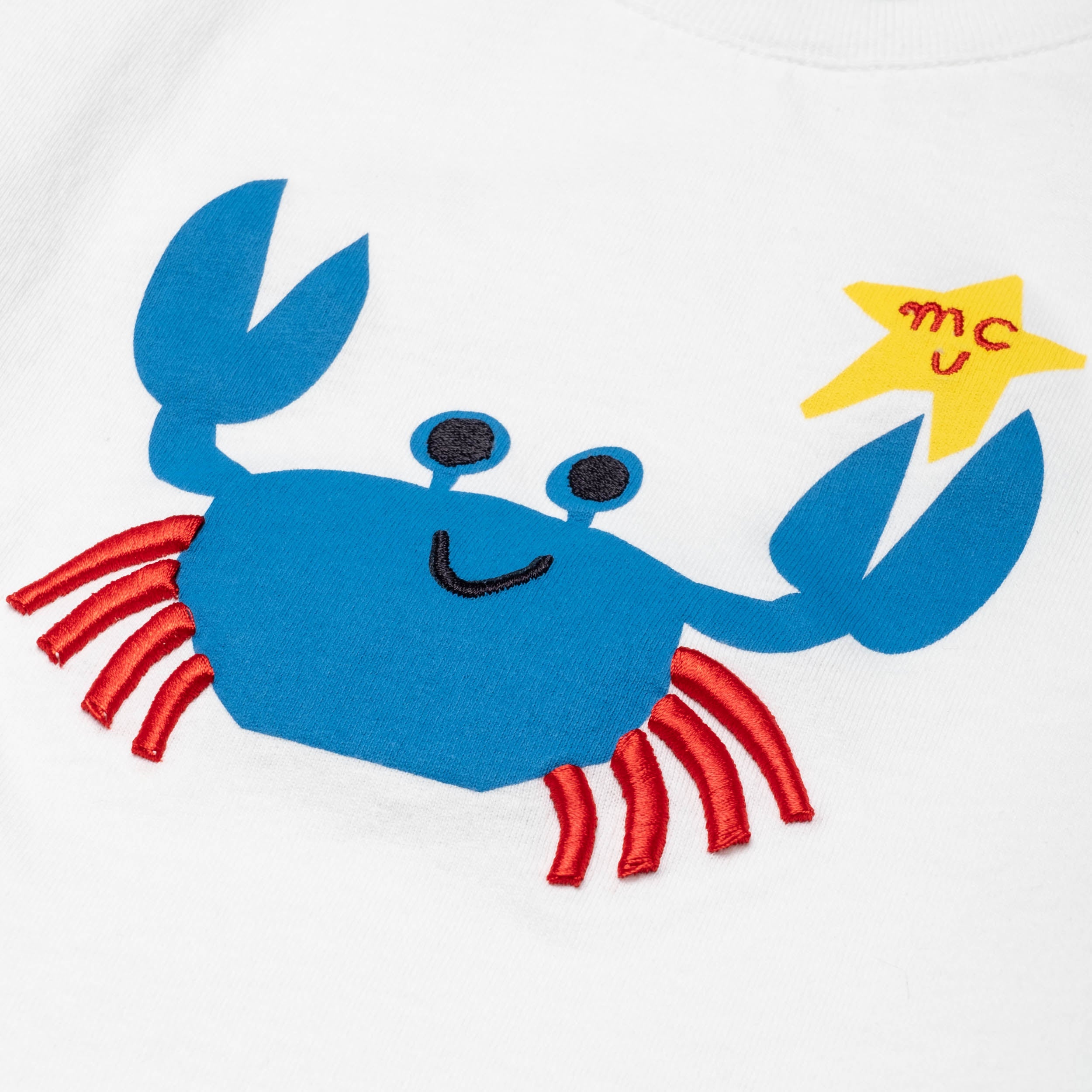 Mon Coeur Recycled Cotton Crab Baby T-Shirt | Playroom Avenue