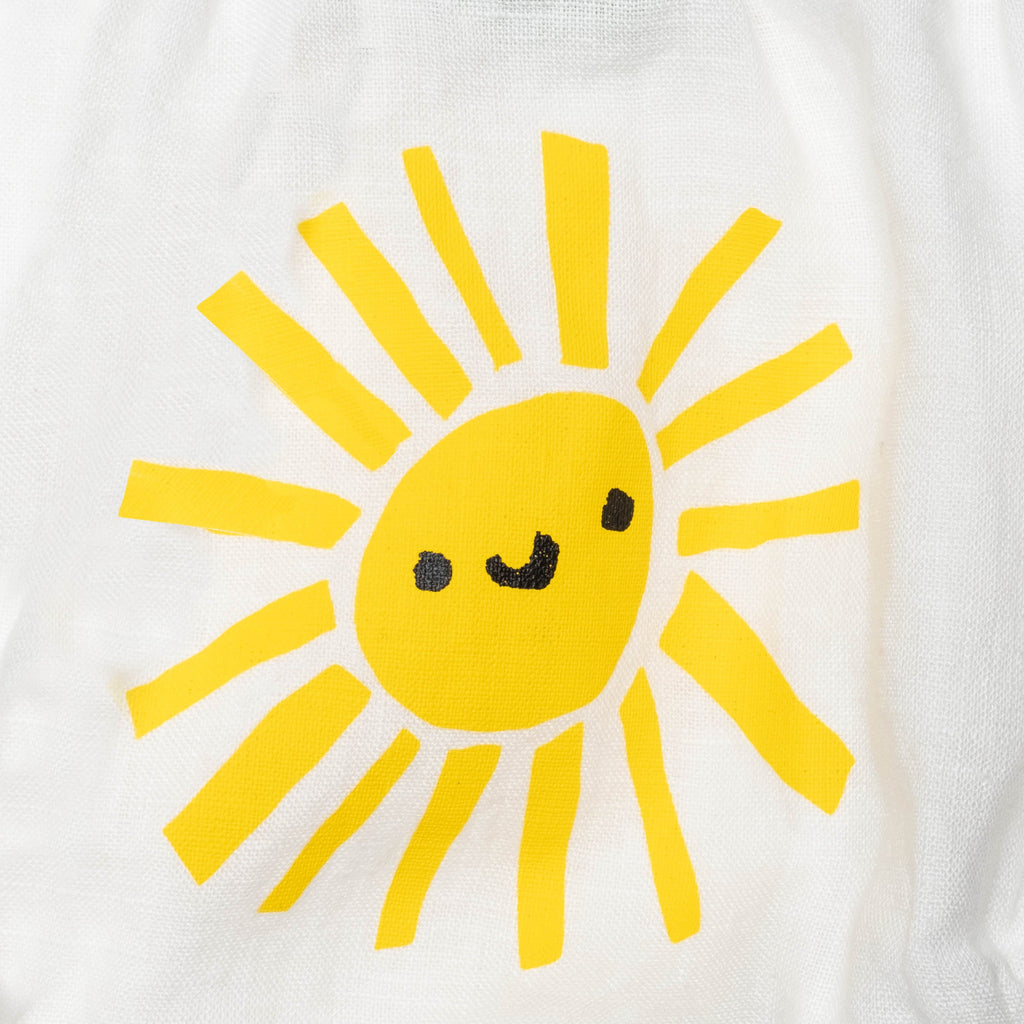 Mon Coeur Linen Sun Baby Ruffle Dress | Playroom Avenue