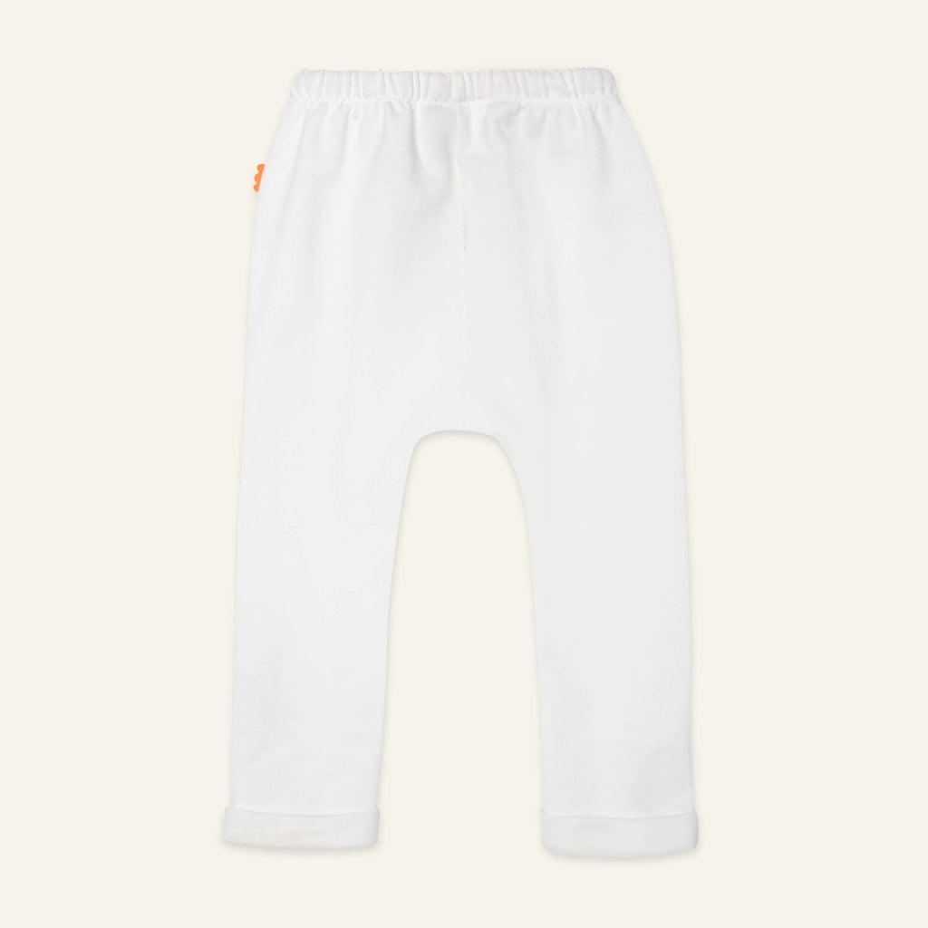 Mon Coeur Recycled Cotton Seashell Baby Joggers | Playroom Avenue