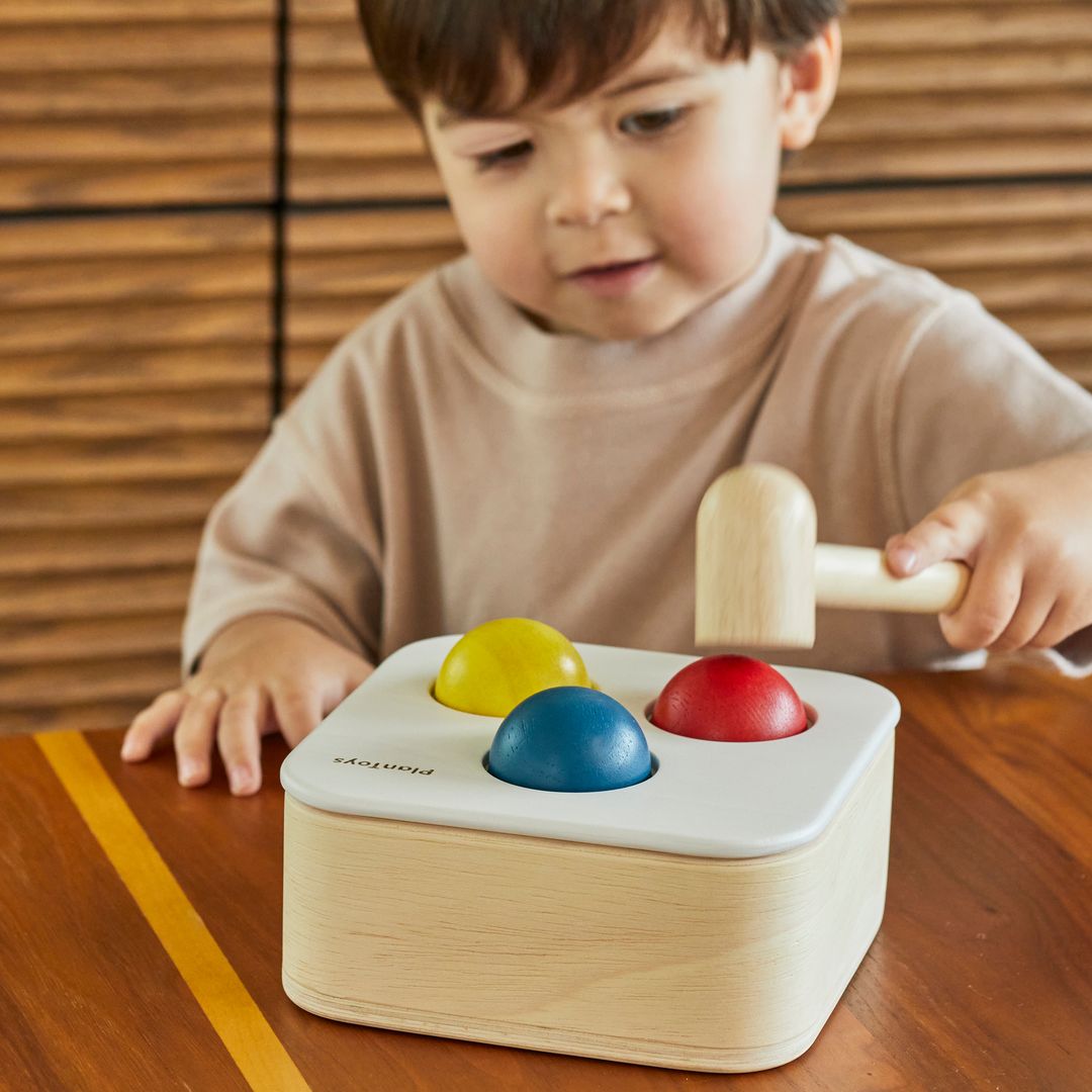 PlanToys Punch & Drop Bin | Playroom Avenue