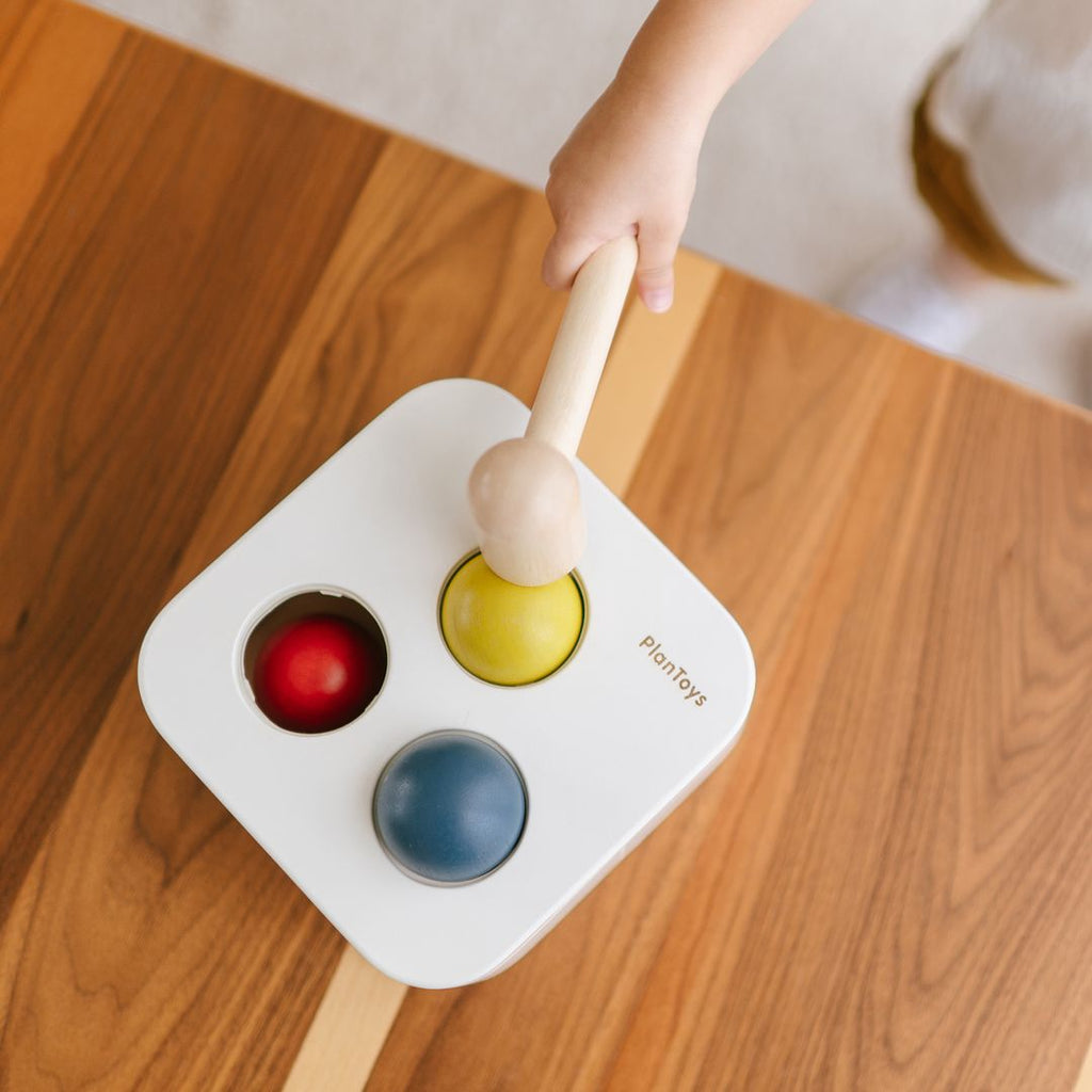 PlanToys Punch & Drop Bin | Playroom Avenue