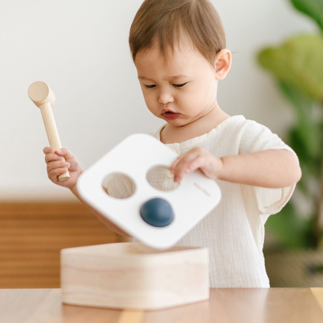 PlanToys Punch & Drop Bin | Playroom Avenue