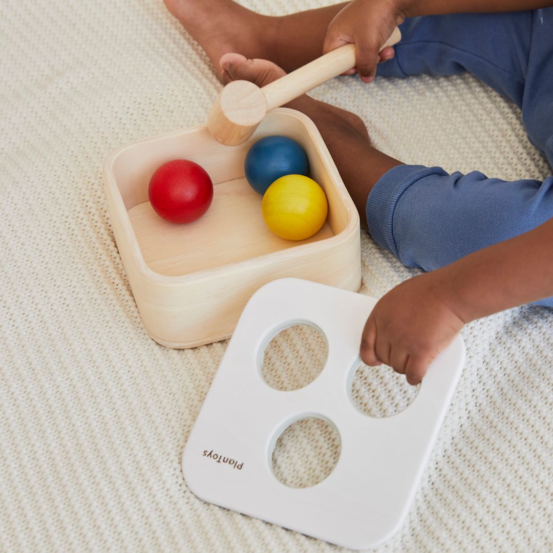 PlanToys Punch & Drop Bin | Playroom Avenue