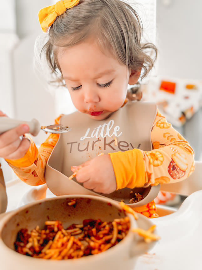 Little Turkey Collection Catch All Bib | Playroom Avenue