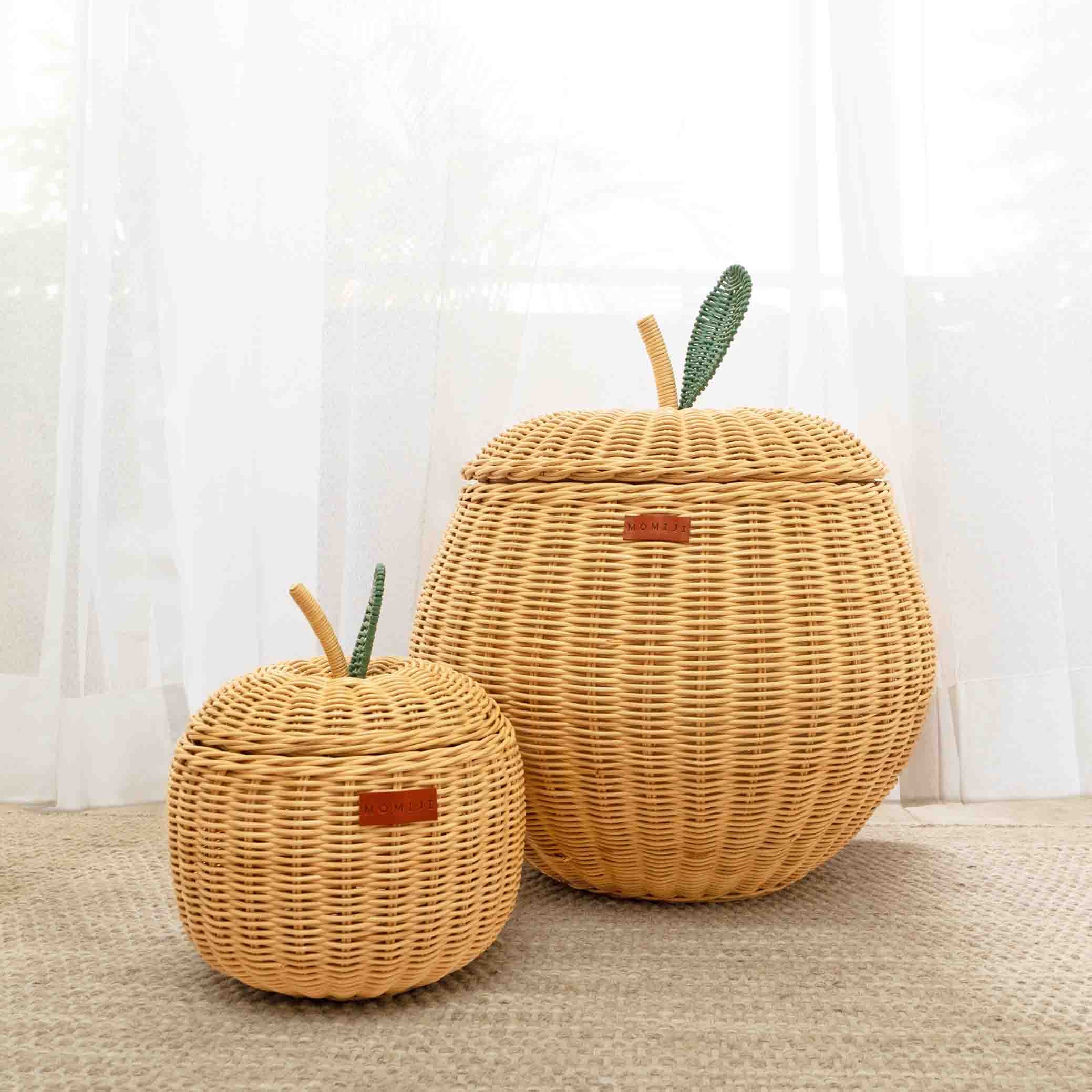 Apple Storage Basket Small - Natural | Playroom Avenue