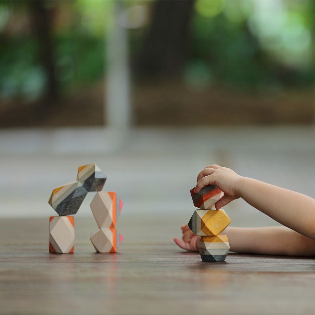 PlanToys Geo Stacking Rock | Playroom Avenue