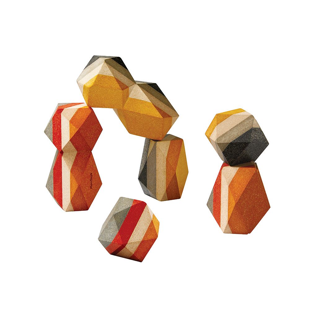 PlanToys Geo Stacking Rock | Playroom Avenue