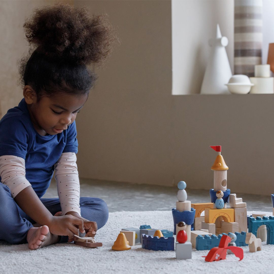 PlanToys Castle Blocks - Orchard | Playroom Avenue