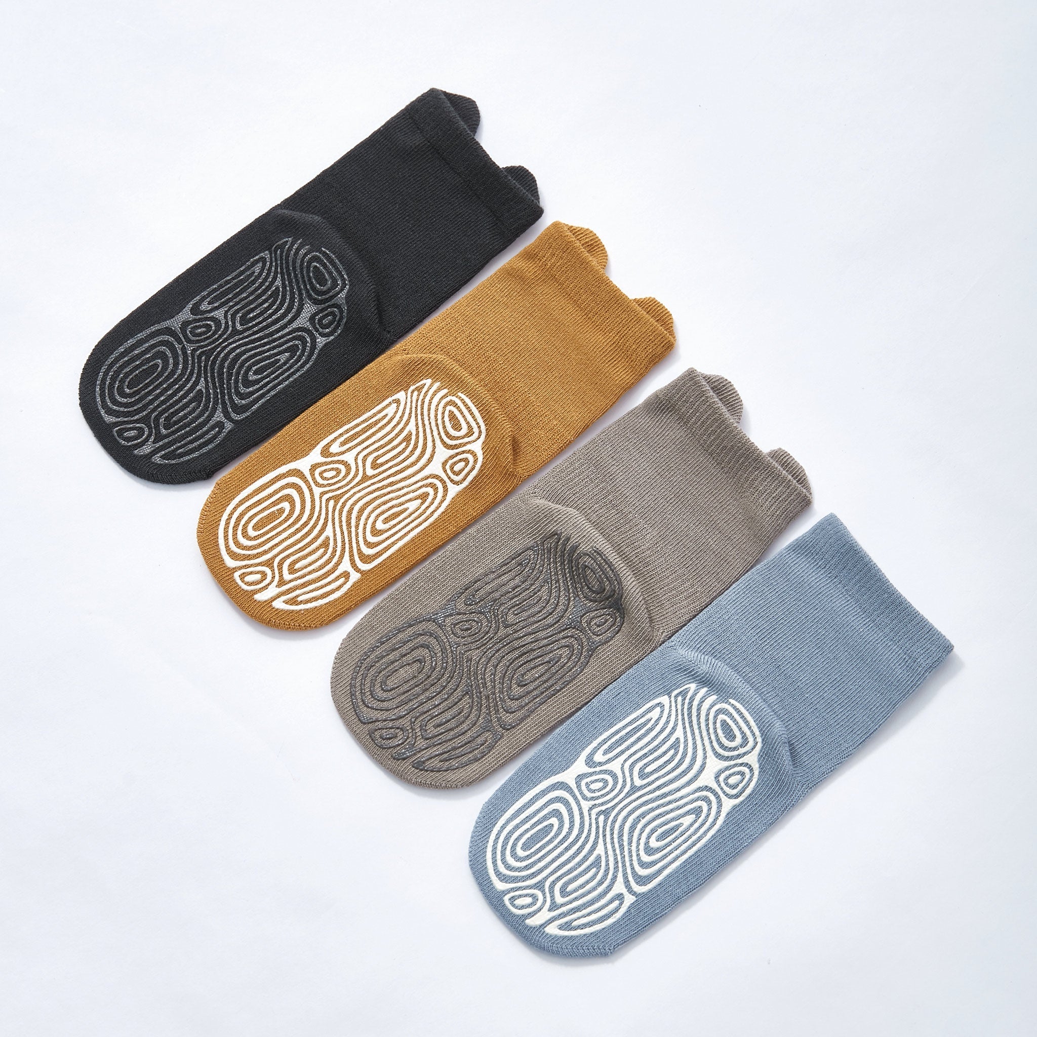 LittleYogaSocks Critter Crew- Organic- 4 Pairs of Stay-On Baby & Toddler Non-Slip Socks | Playroom Avenue