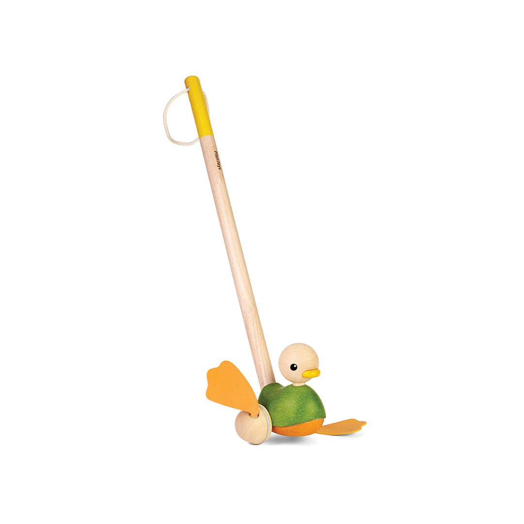 PlanToys Push Along Duck | Playroom Avenue