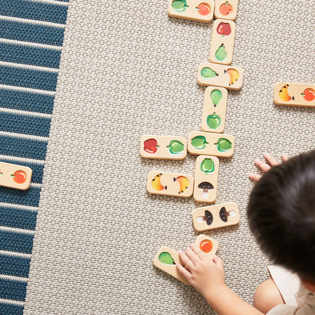 PlanToys Fruit & Veggie Domino (Gradient) | Playroom Avenue