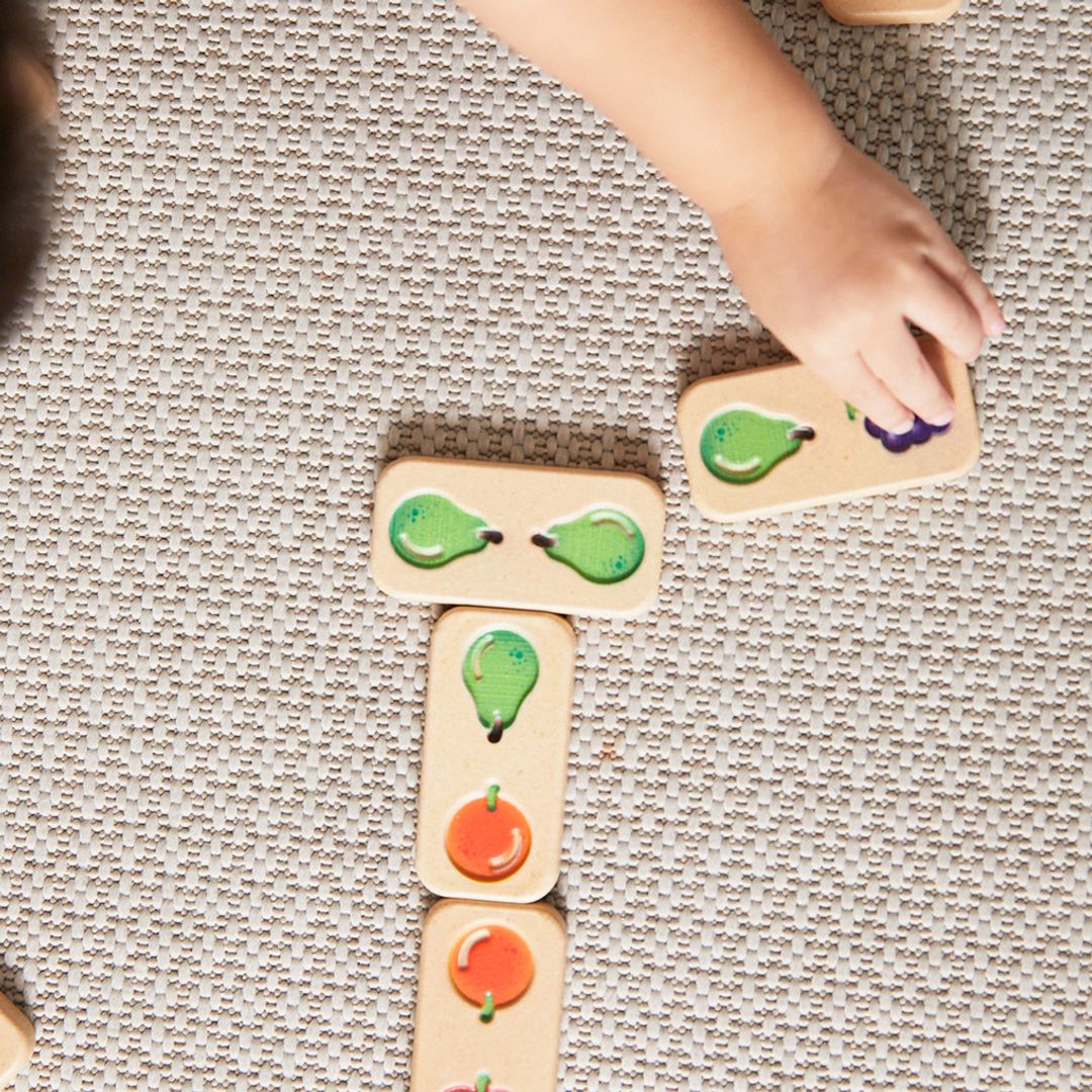PlanToys Fruit & Veggie Domino (Gradient) | Playroom Avenue