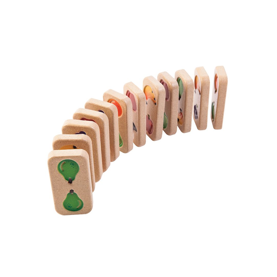 PlanToys Fruit & Veggie Domino (Gradient) | Playroom Avenue