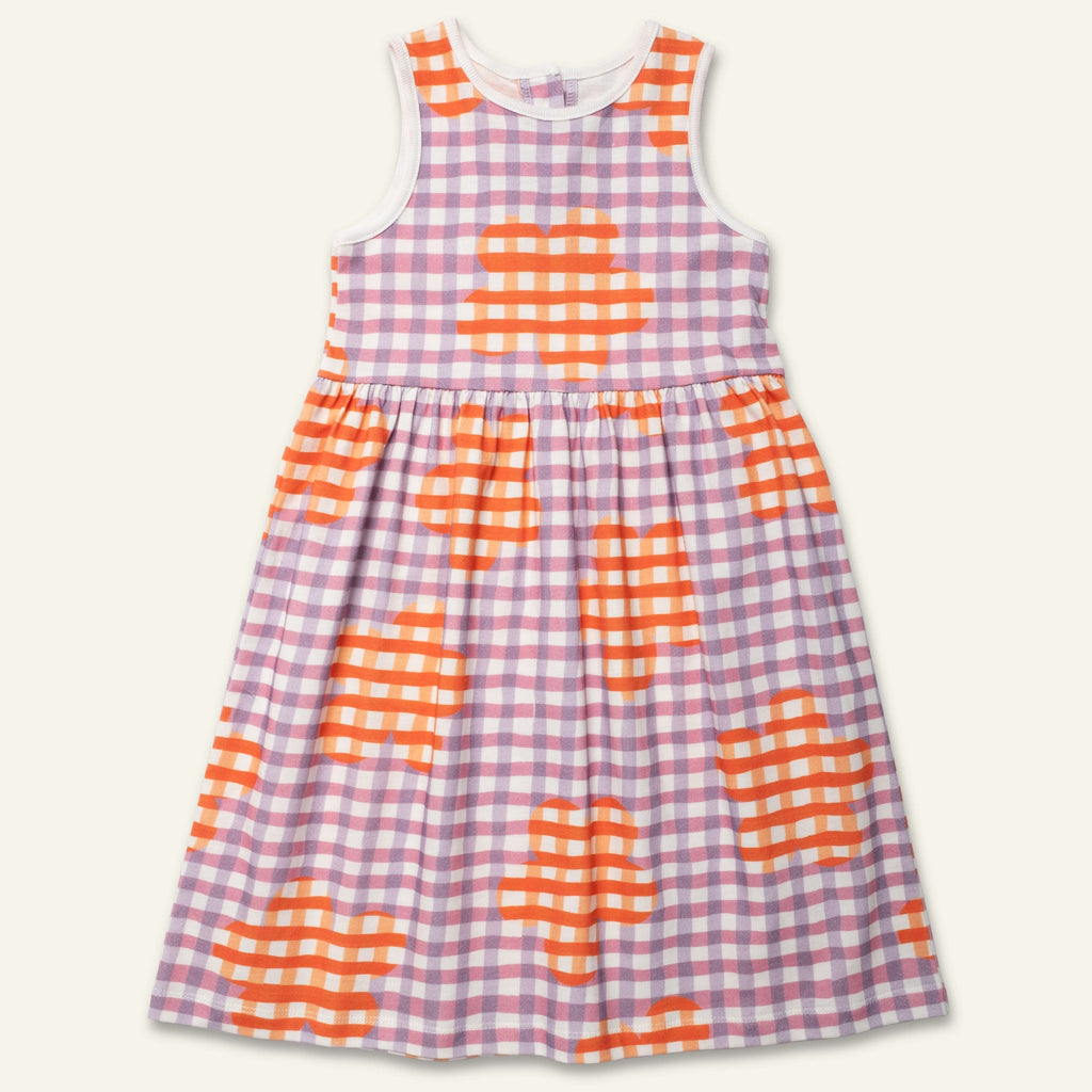 Mon Coeur Flower Gingham Tank Dress