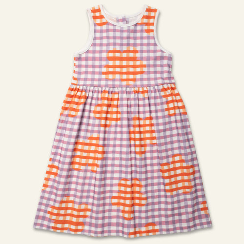 Mon Coeur Flower Gingham Tank Dress | Playroom Avenue