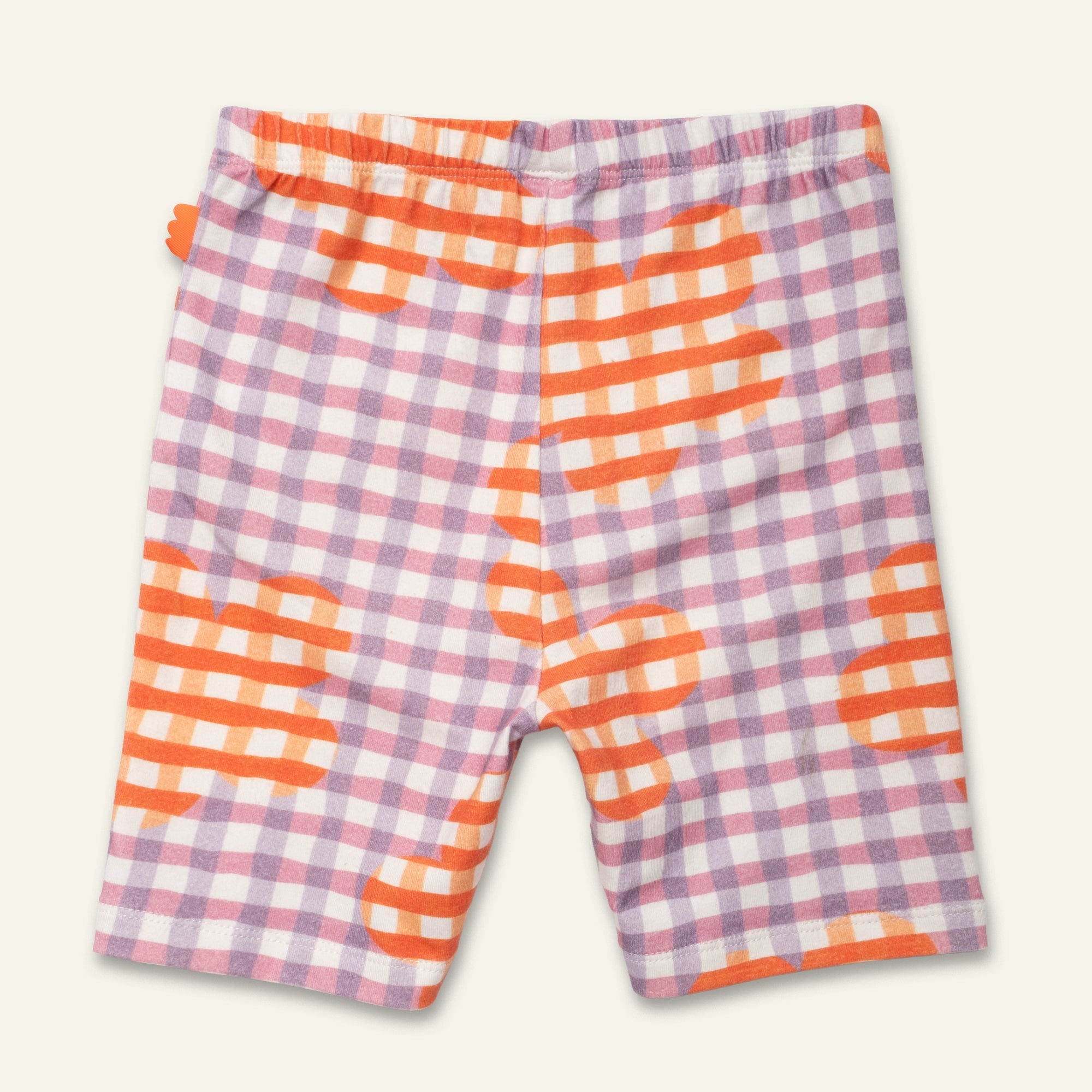 Mon Coeur Flower Gingham Bike Short