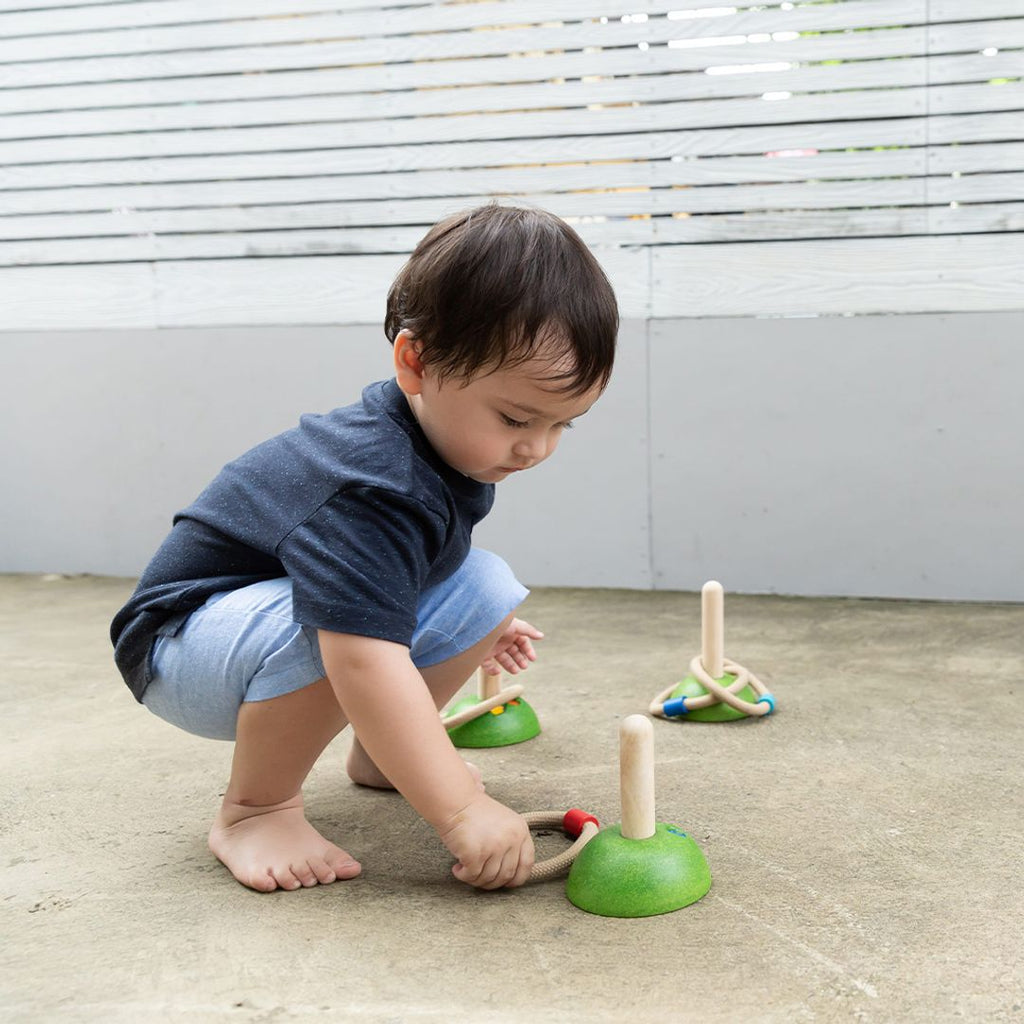 PlanToys Meadow Ring Toss | Playroom Avenue
