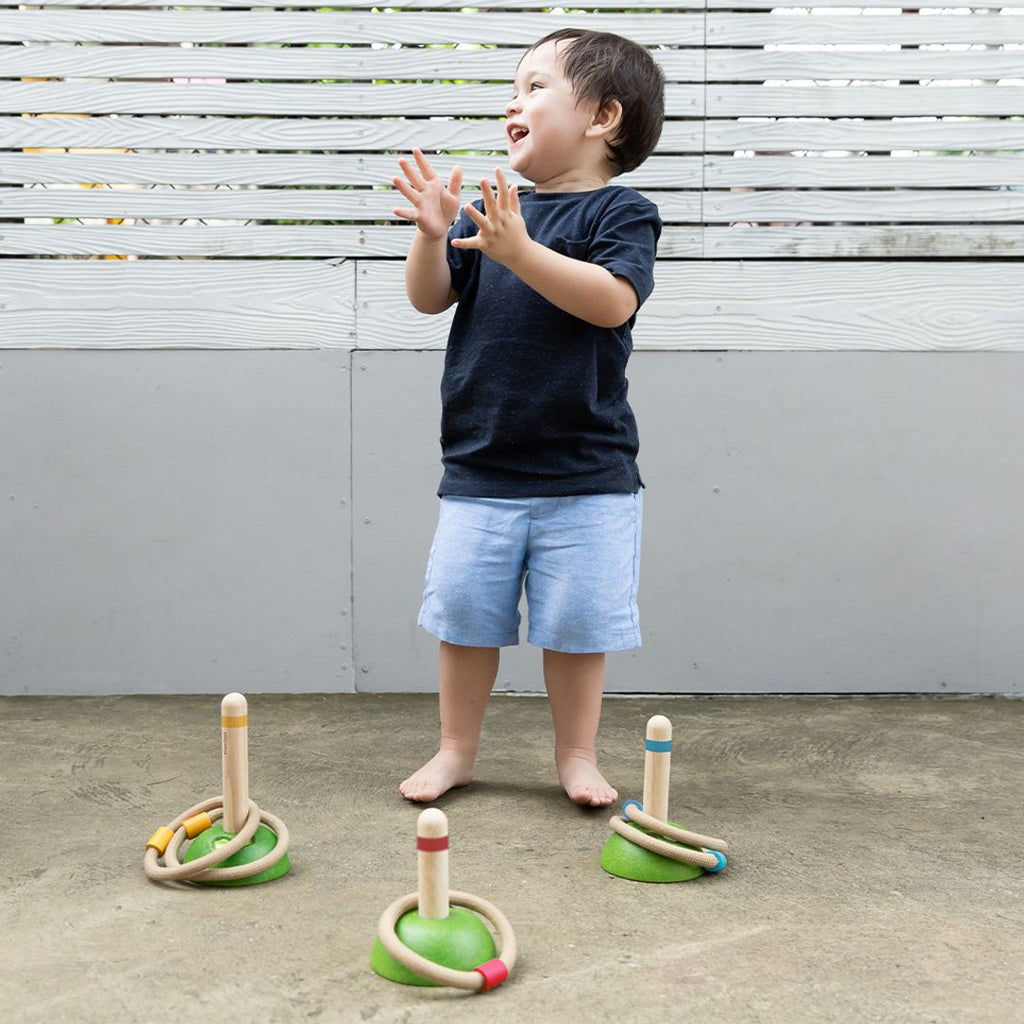 PlanToys Meadow Ring Toss | Playroom Avenue