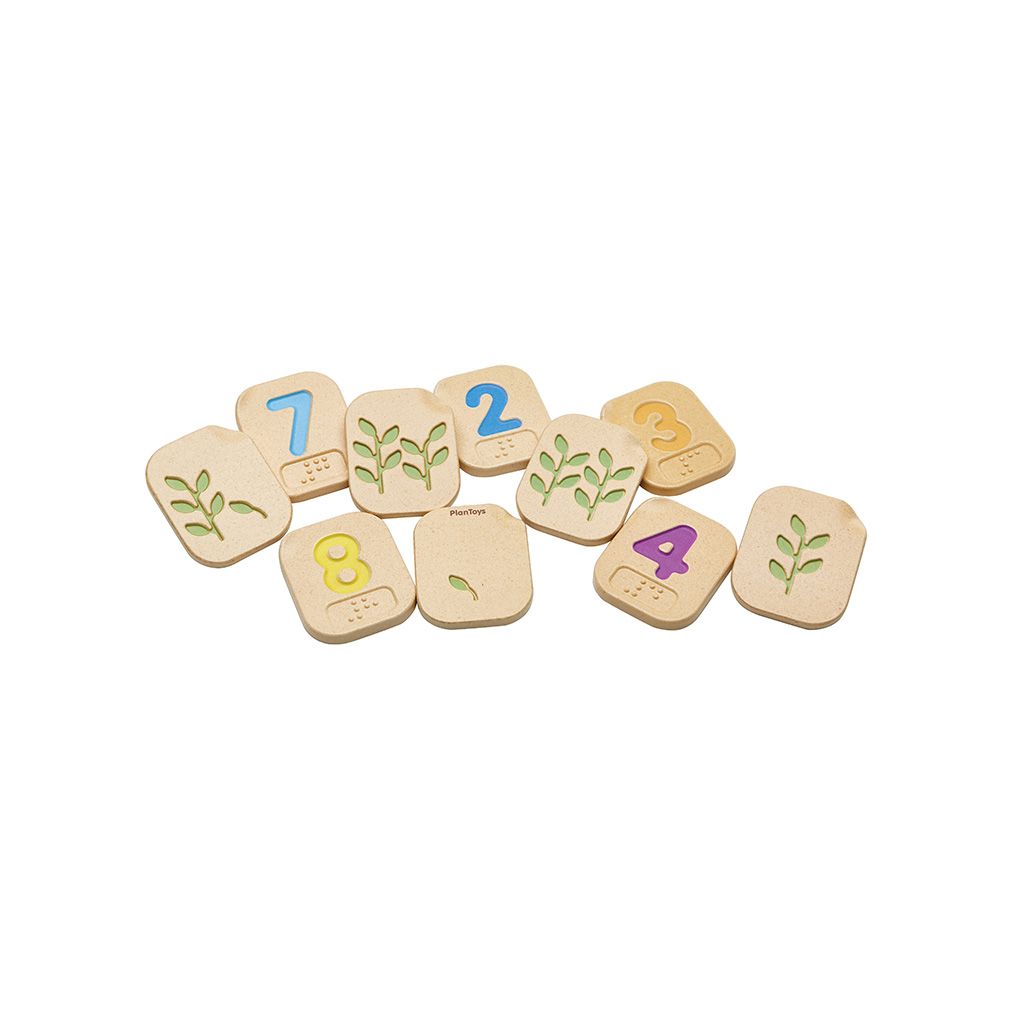 PlanToys Braille Numbers 1-10 | Playroom Avenue