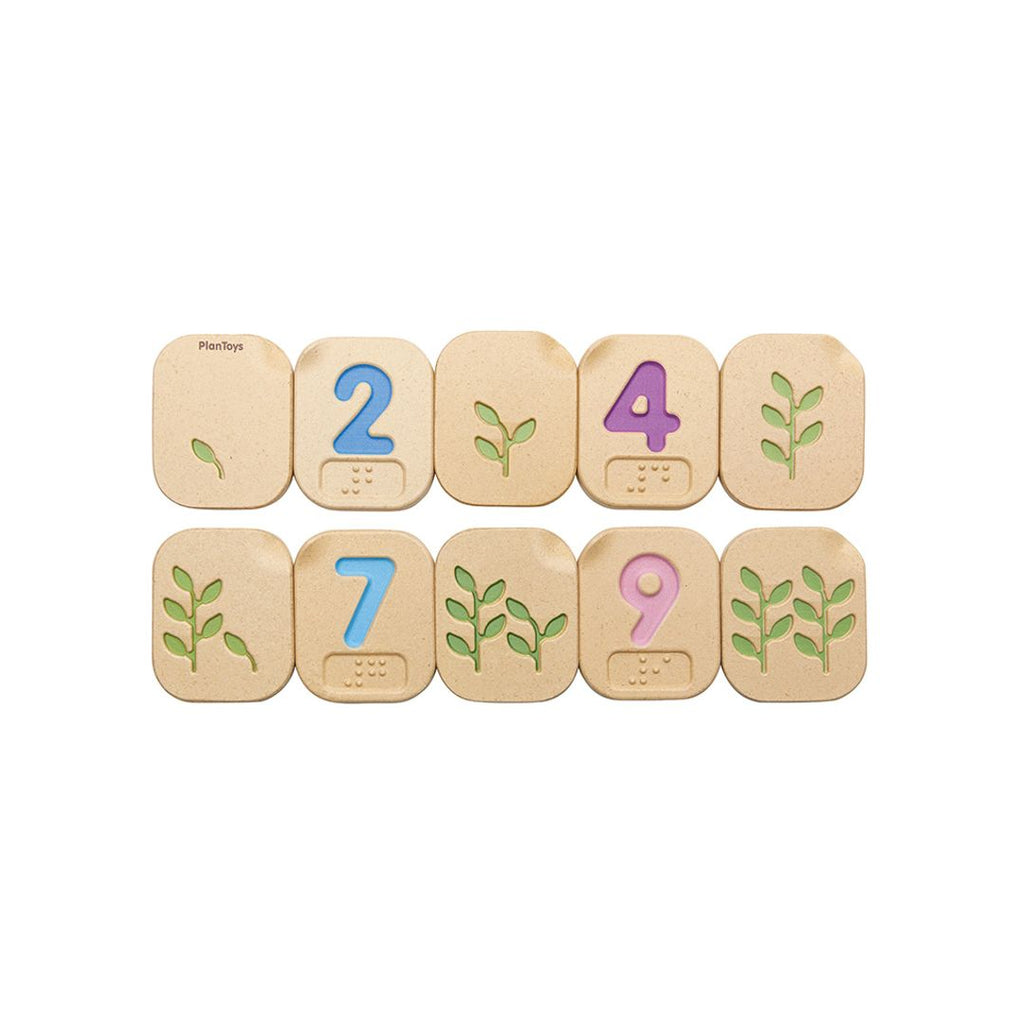 PlanToys Braille Numbers 1-10 | Playroom Avenue
