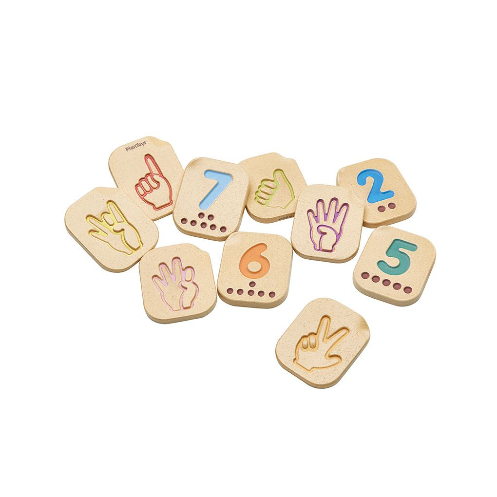 PlanToys Hand Sign Numbers 1-10 | Playroom Avenue